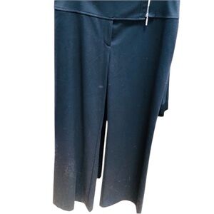 Fashionista size 14 Beautiful black high rise wide leg dress pants